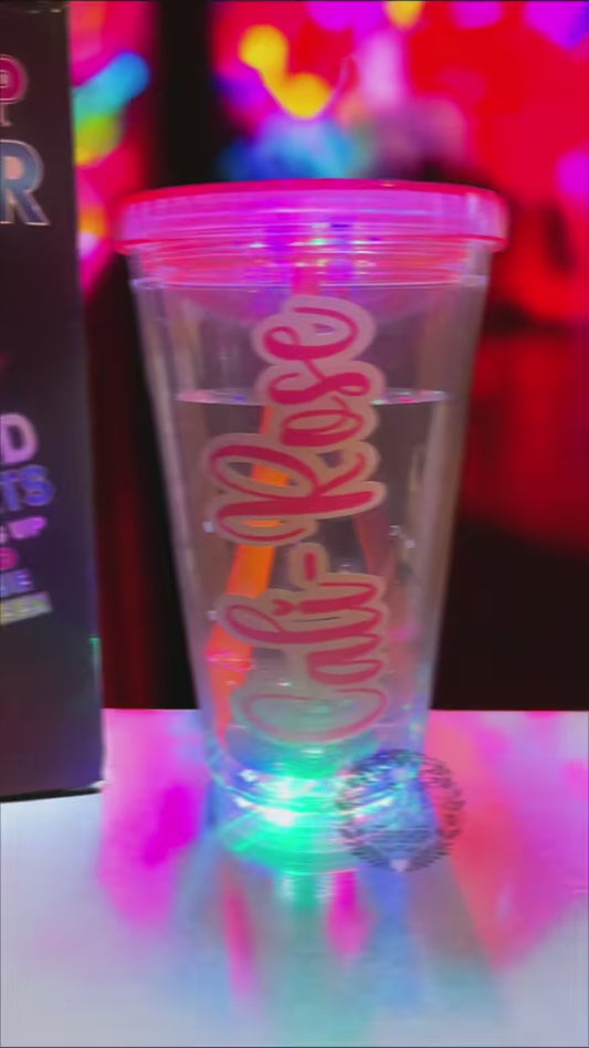 Personalised Light up led tumblers