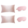 Satin Pillowcases & Sleep Masks Set - Pink