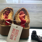 Fleece Platform Cosy Mule