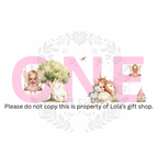 Personalised Birthday Pyjamas – White Frill with Fairy Print