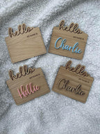 Hello my name is personalised sign - Lola’s gift shop <3Hello my name is personalised signLola’s gift shop <3