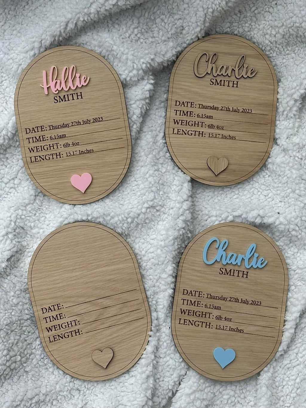 Personalised Baby Birth Stats Plaque - Lola’s gift shop <3Personalised Baby Birth Stats PlaqueLola’s gift shop <3